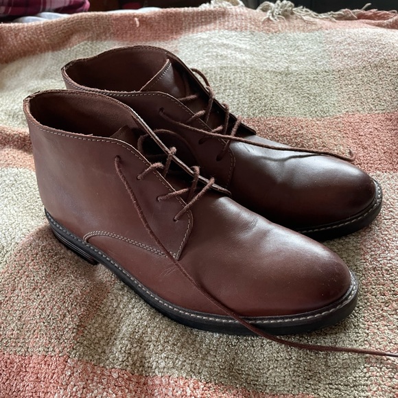 Clarks Men's Paulson Mid Chukka Boot Mahogany Leather, Size,  12M US /11 UK - Picture 8 of 11